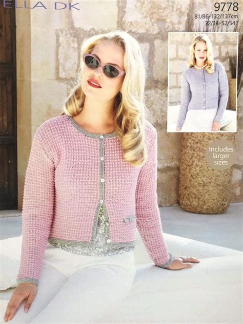 chanel jacket knitting pattern|chanel inspired jacket pattern.